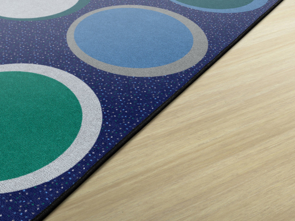 Flagship Carpets VA1827-44FS 7'6"X12' Sitting Spots Cool Educational Rug