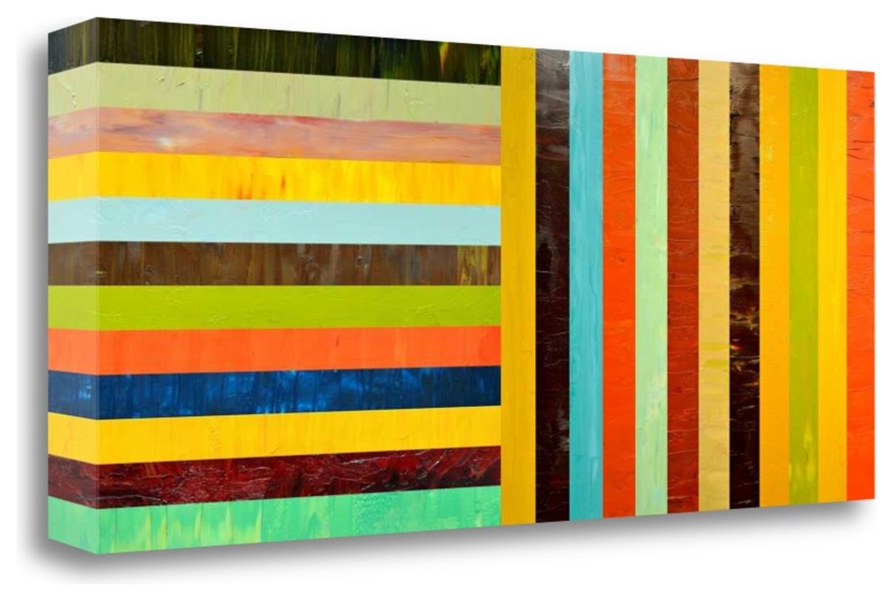 "Panel Abstract Digital Compilation" By Michelle Calkins, Gallery Wrap Canvas