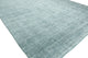 TERRA Spa Blue Hand Made Wool and Silkette Area Rug, 2' X 3'