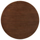 Modern Contemporary Kitchen 36" Wood Dining Table Walnut