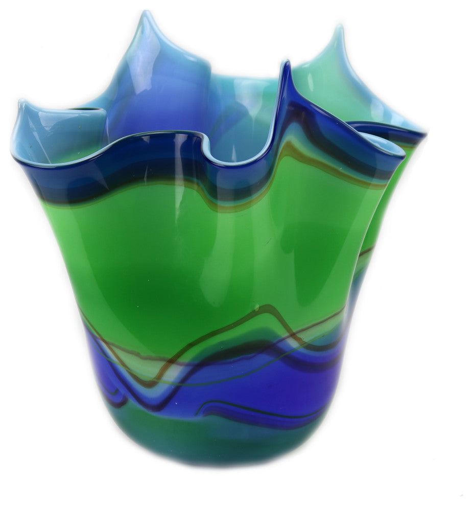Murano Glass Handkerchief Centerpiece Bowl
