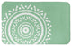 Simple Green Boho Circle 21x34 Bath Mat