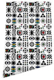 Deny Designs Andi Bird Flash Forward Black Wallpaper, White, 2'x10'