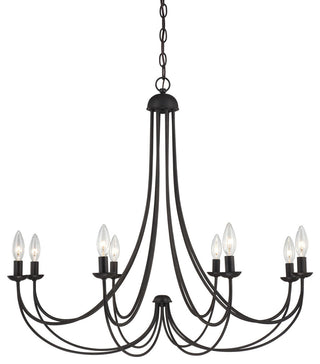 Quoizel MRN5008IB Eight Light Chandelier Mirren Imperial Bronze