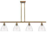 Innovations 516-4I-BB-GBD-752-LED 4 Light Island Light, Brushed Brass