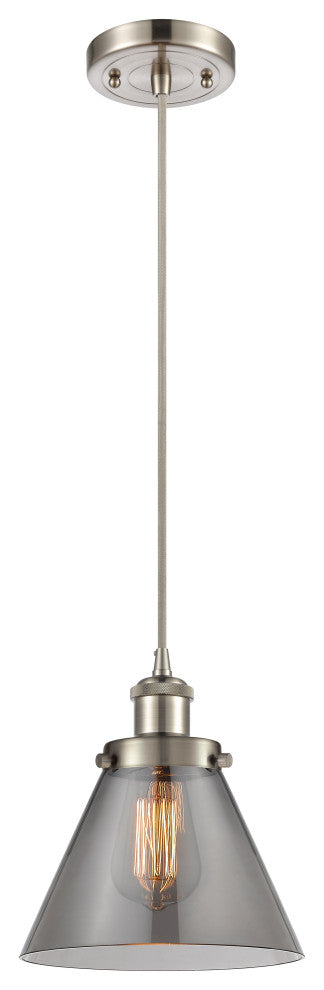 Innovations Lighting 916-1P-SN-G43-L-LED X-Large Cone 1 Light Mini Pendant