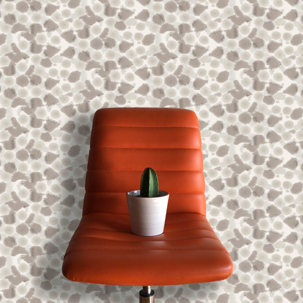 Lemon Drop Wallcovering, Neutral, Roll, Traditional
