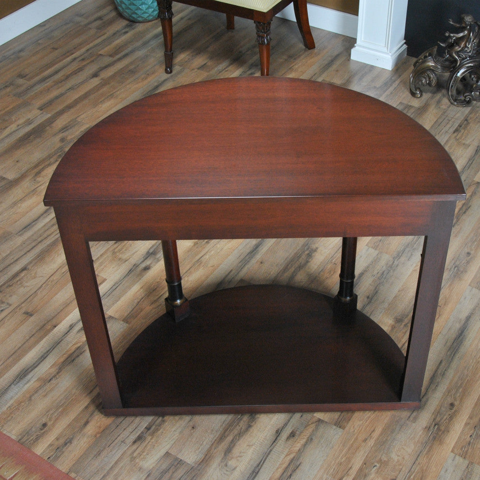 NVIN0119 Kittinger Mahogany Console with Columns A903