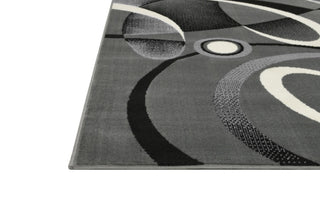 Modern Accent Rug, Gray, 7'0"x5'2"