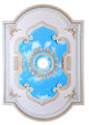 Artistry Lighting, Rectangular 51" x 36" White Ceiling Medallion, (Art0913-F1-022)