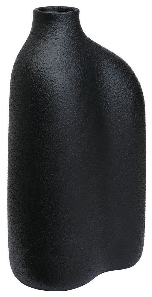 Challenger Textured Black Vase