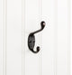 3-3/8" Double zinc wall mount hook. Finish: DBAC.