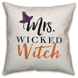 Mrs. Wicked Witch Throw Pillow