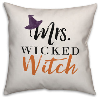 Mrs. Wicked Witch Throw Pillow