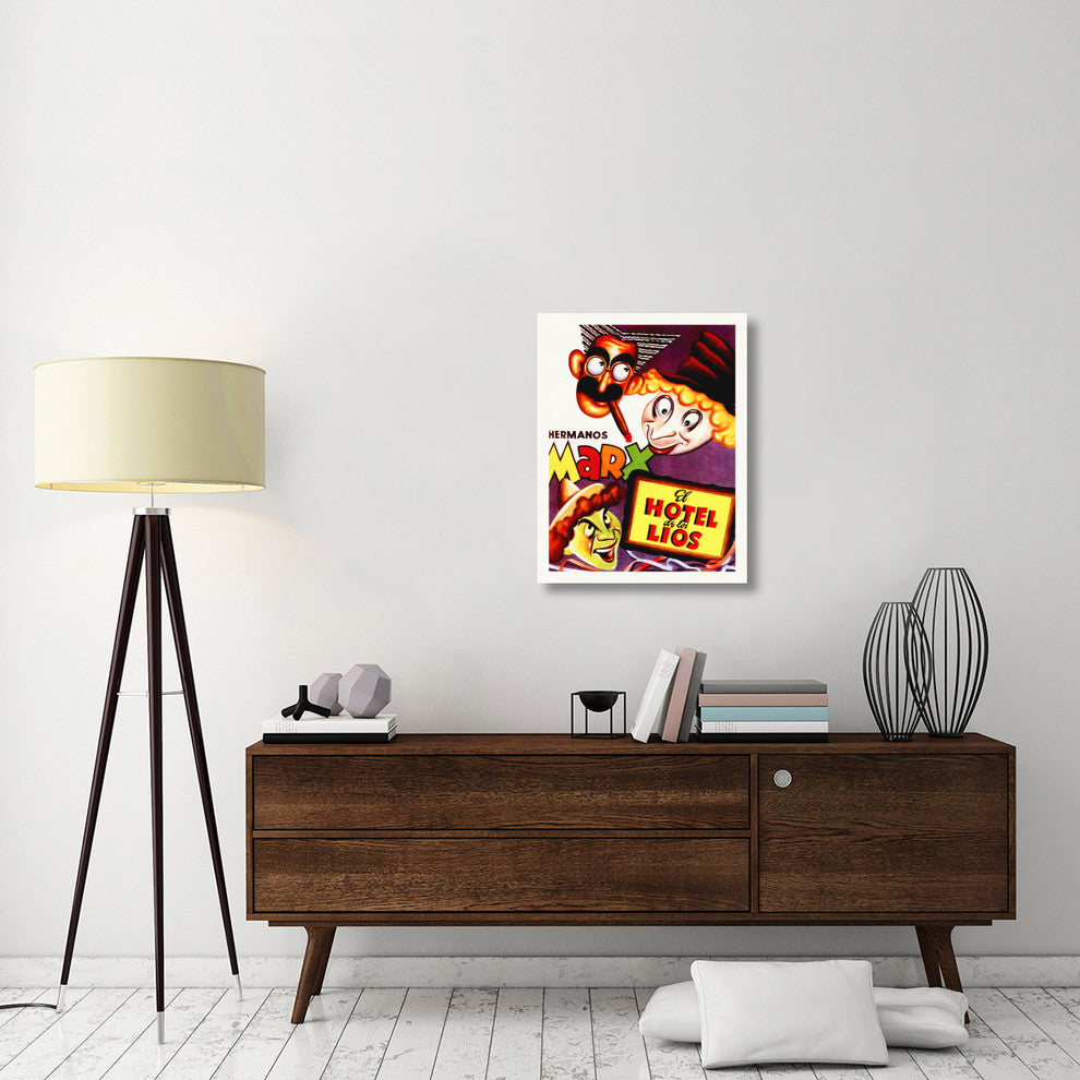 "Marx Brothers - Spanish - Room Service 01" Canvas Giclee, 23"x30"