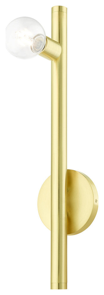 Satin Brass Modern, Urban, Scandinavian, Wall Sconce