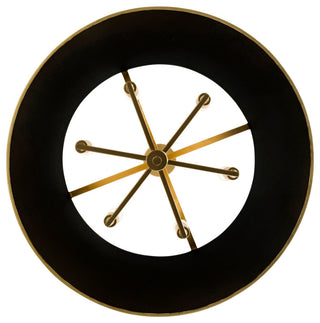 Coco 6-Lt  Pendant - Matte Black/French Gold