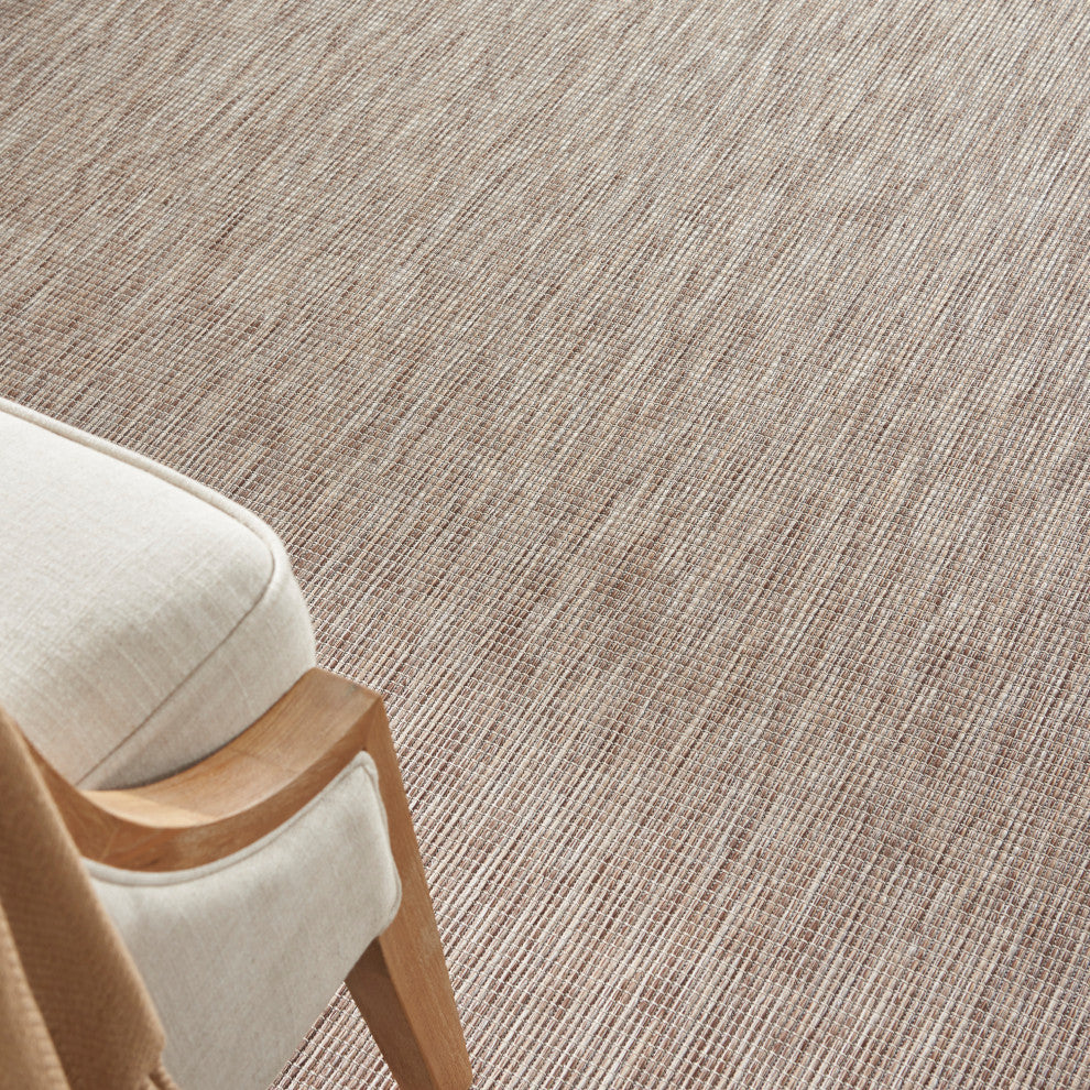 Nourison Positano Contemporary Area Rug, Beige, 8'xround