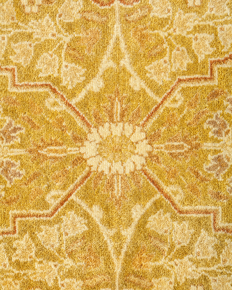 Mogul, One-of-a-Kind Hand-Knotted Area Rug Green, 9'4"x11'10"