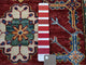 Red Super Kazak Geometric Design Hand-Knotted XL Runner Rug, 3'4"x19'3"