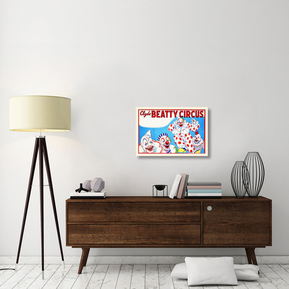 "Clyde Beatty Circus" Canvas Giclee by Hollywood Photo Archive, 30"x20"