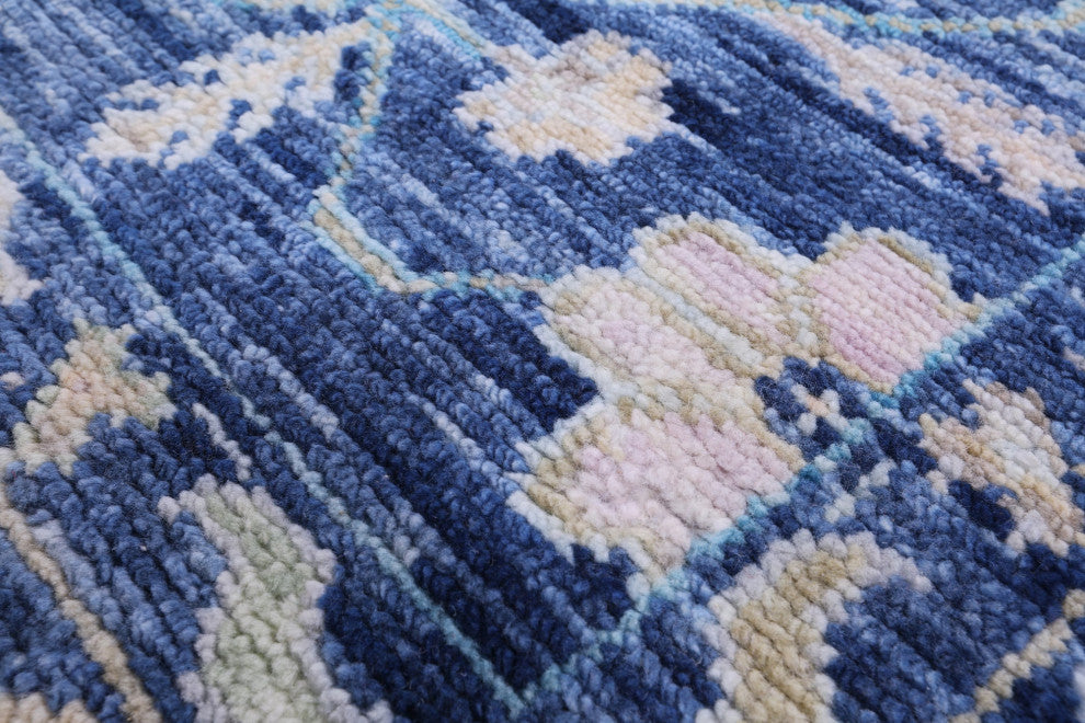 10' 4" X 13' 11" Handmade Turkish Oushak Wool Rug - Q13370