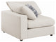 Upholstered Corner Sofa, Beige Finish