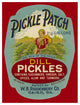 "Pickle Patch Dill Pickles" Digital Paper Print by Retrolabel, 32"x42"