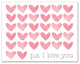 P.S. I Love You 11x14 Canvas Wall Art