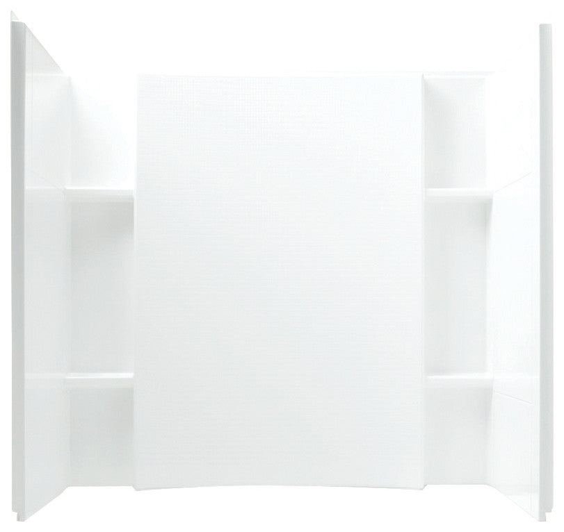 Sterling Accord Vikrell Center Drain Alcove Shower Kit 72"x24"x48", White