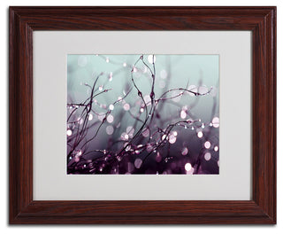 'Somewhere Over the Rainbow' Matted Framed Canvas Art by Beata Czyzowska Young