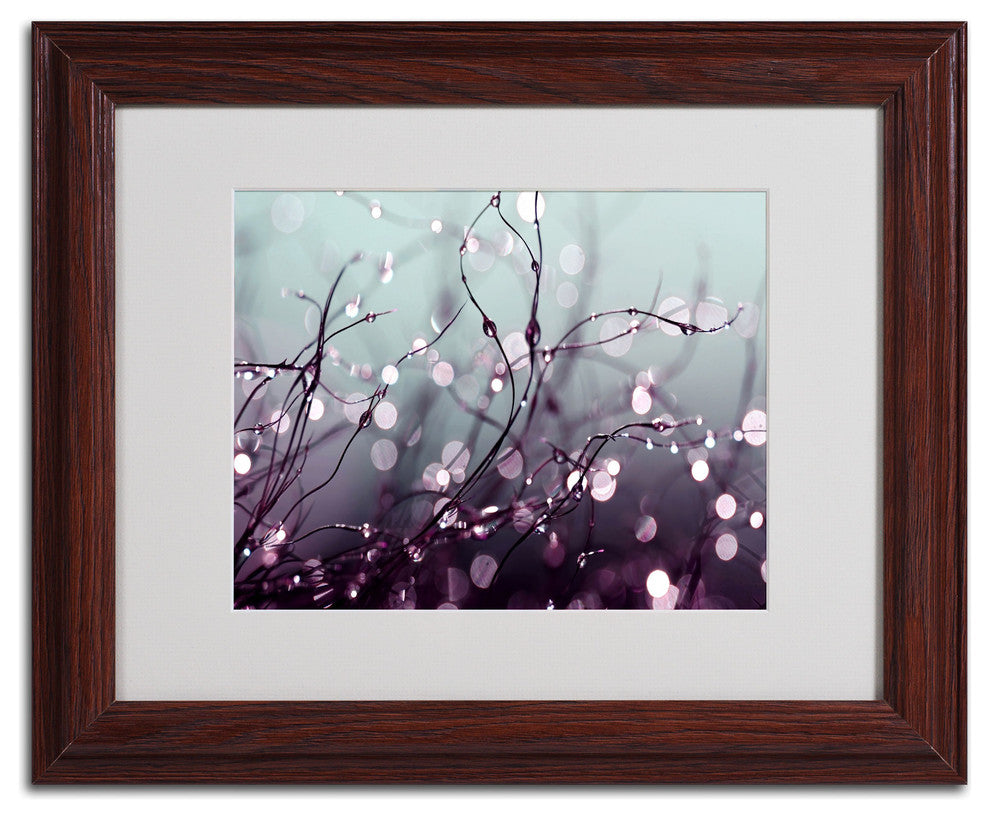'Somewhere Over the Rainbow' Matted Framed Canvas Art by Beata Czyzowska Young