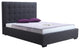 First of A Kind Belle Storage Bed Queen Charcoal Fabric