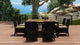 Arbor 9 Piece Square Dining Set, Heather Beige