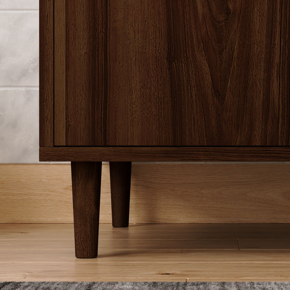 The Darby Bathroom Vanity, Walnut, 42", Single Sink, Freestanding