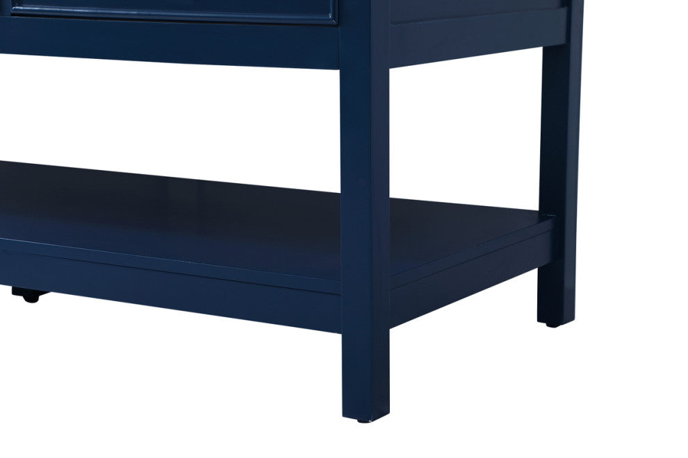 Home Living 60" Single Bathroom Vanity, Blue
