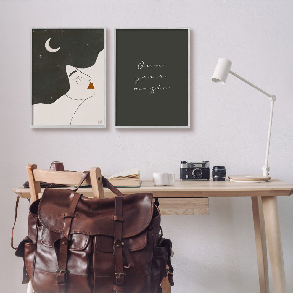 Own Your Magic Abstract Starry Night Hair,16 x 20