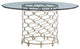 Bollinger Round Dining Table With 60" Glass Top
