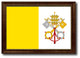 Vatican City Country Flag Canvas Print, 21"x30"