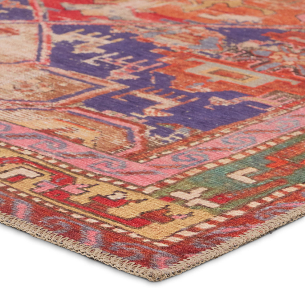 Vibe by Jaipur Living Sancho Medallion Orange/Purple Area Rug 9'X12'