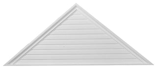 72"W x 18"H x 2 1/8"P Pitch 6/12 Triangle Gable Vent - Decorative