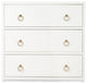 Lark White 3 Drawer Chest