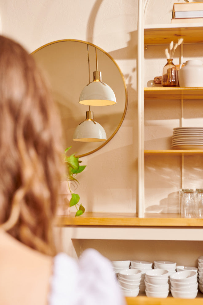 Hinkley Argo Large Pendant, Polished White