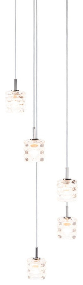 Safavieh Hadden Pendant Silver/Glass
