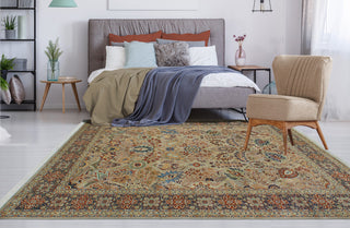 Pak-Persian Talitha Beige/Navy Rug, 9'1x11'9