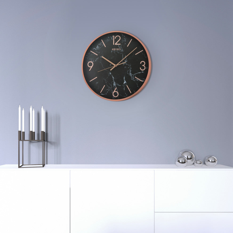 Noir 16" Wall Clock