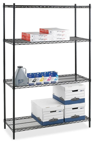 Lorell Starter Shelving Unit, 48"x24"x72"
