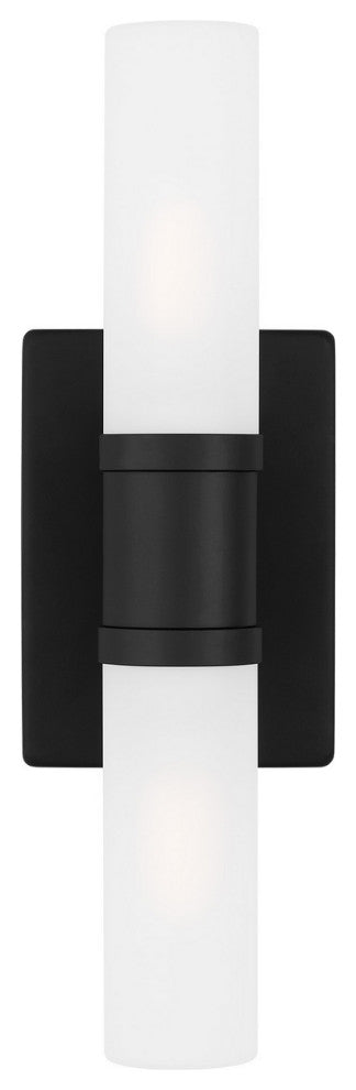 Keaton 2-Light Bath Vanity, Midnight Black