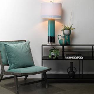 Element Shelved Console Table, Black Iron