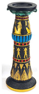 11" Classic Ancient Egyptian Altar Candlestick and Candle